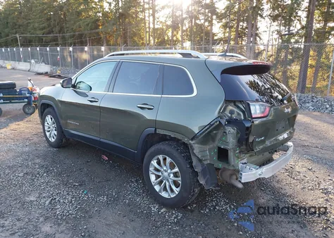 2019 Jeep Cherokee Latitude 4X4 z USA, uszkodzony, nr VIN 1C4PJMCB4KD281943